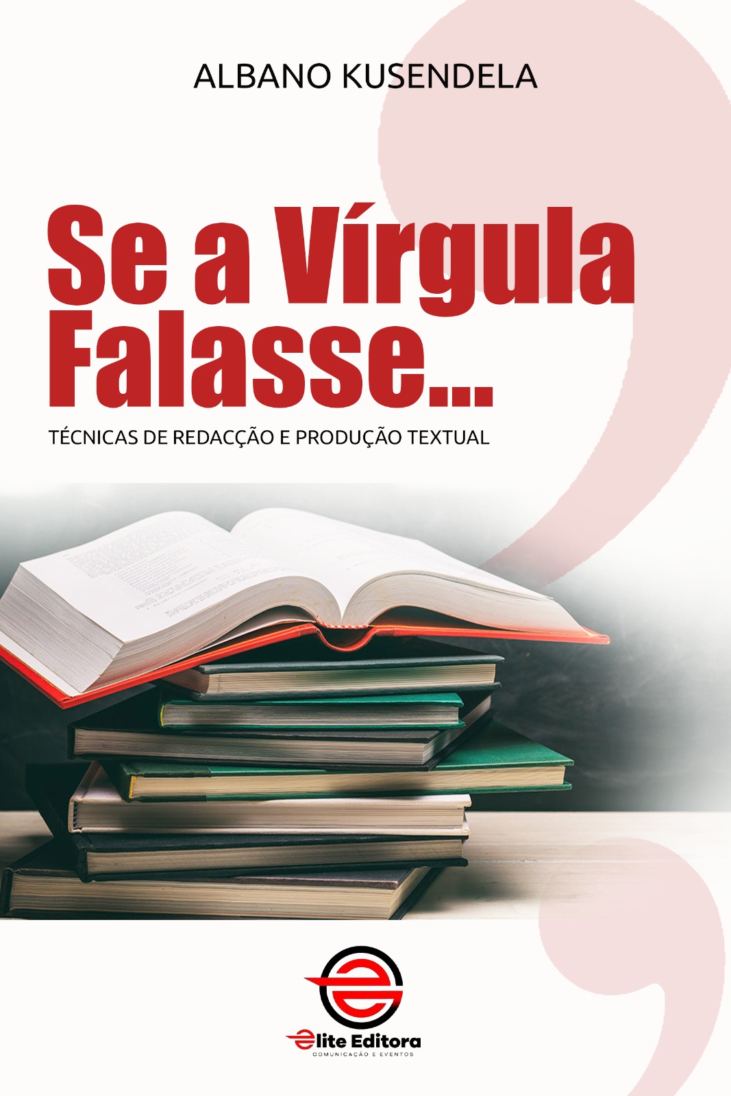 Capa do livro Se a Vírgula Falasse